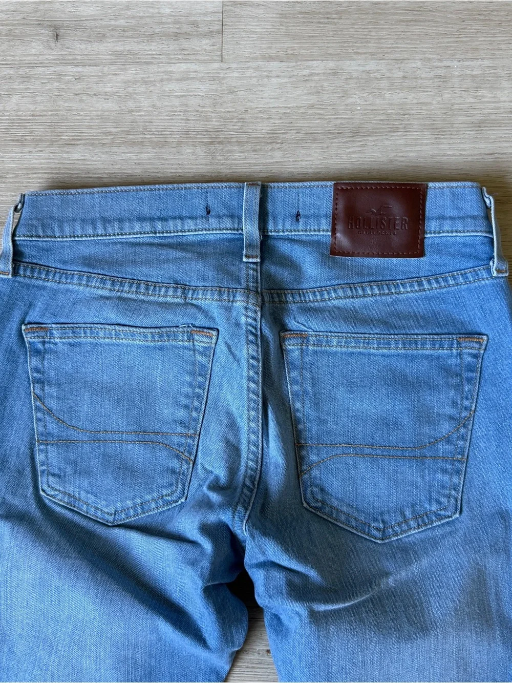 Hollister Epic Flex Skinny Jeans Men’s 29x32 Light Wash Stretch Denim